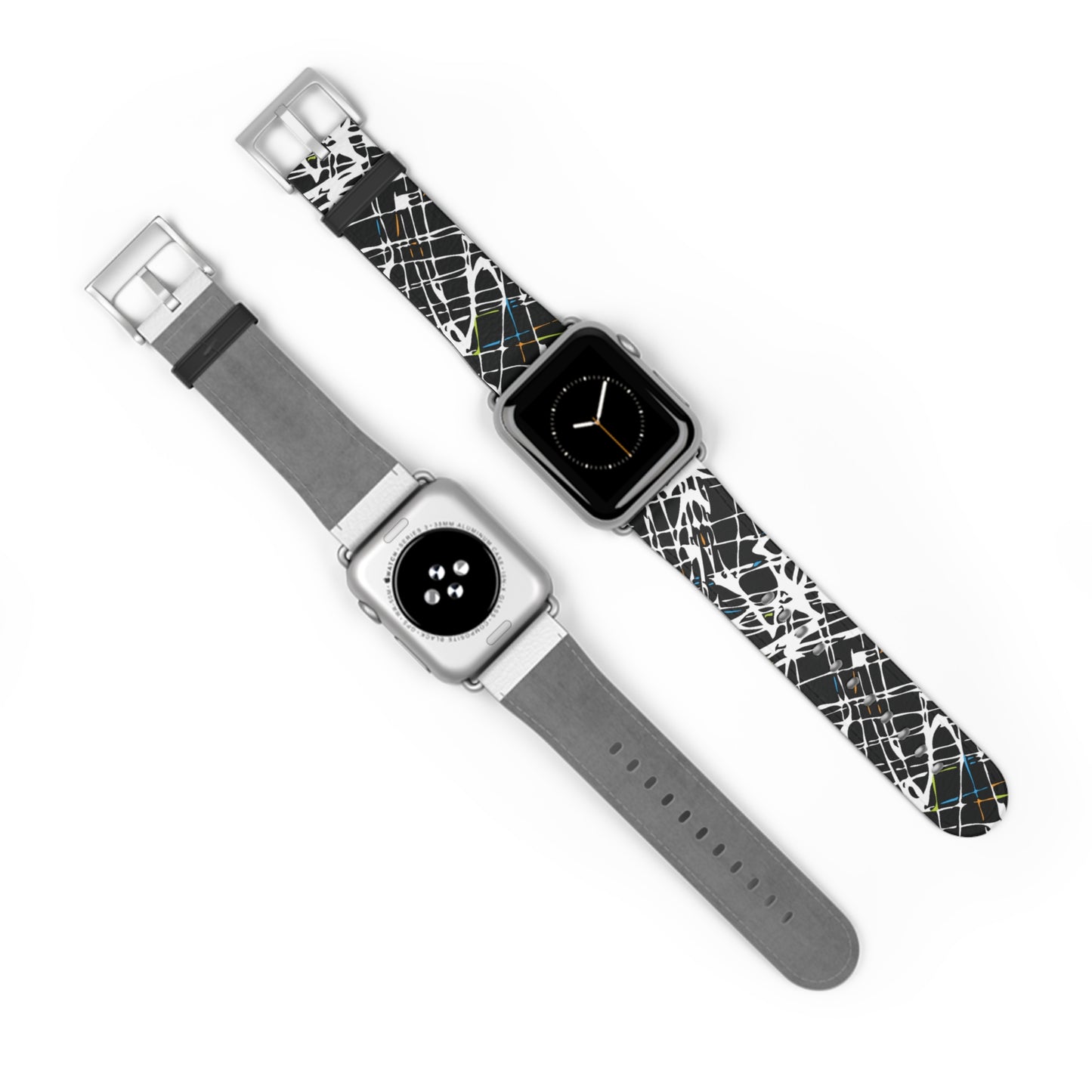 Vibrant Watch Band "SCRIBBLE" Sport Strap for Fitness Lovers