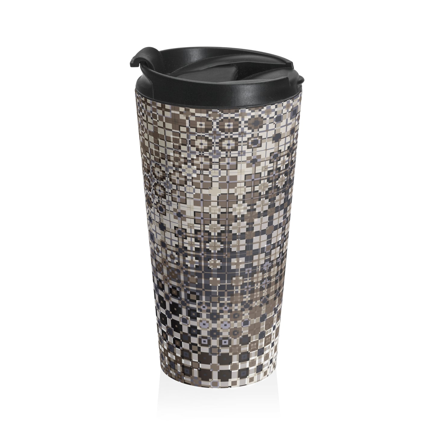 "BOX STUDY"  col. Neutral Nexus - Stainless Steel Travel Mug