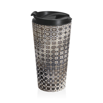 "BOX STUDY"  col. Neutral Nexus - Stainless Steel Travel Mug