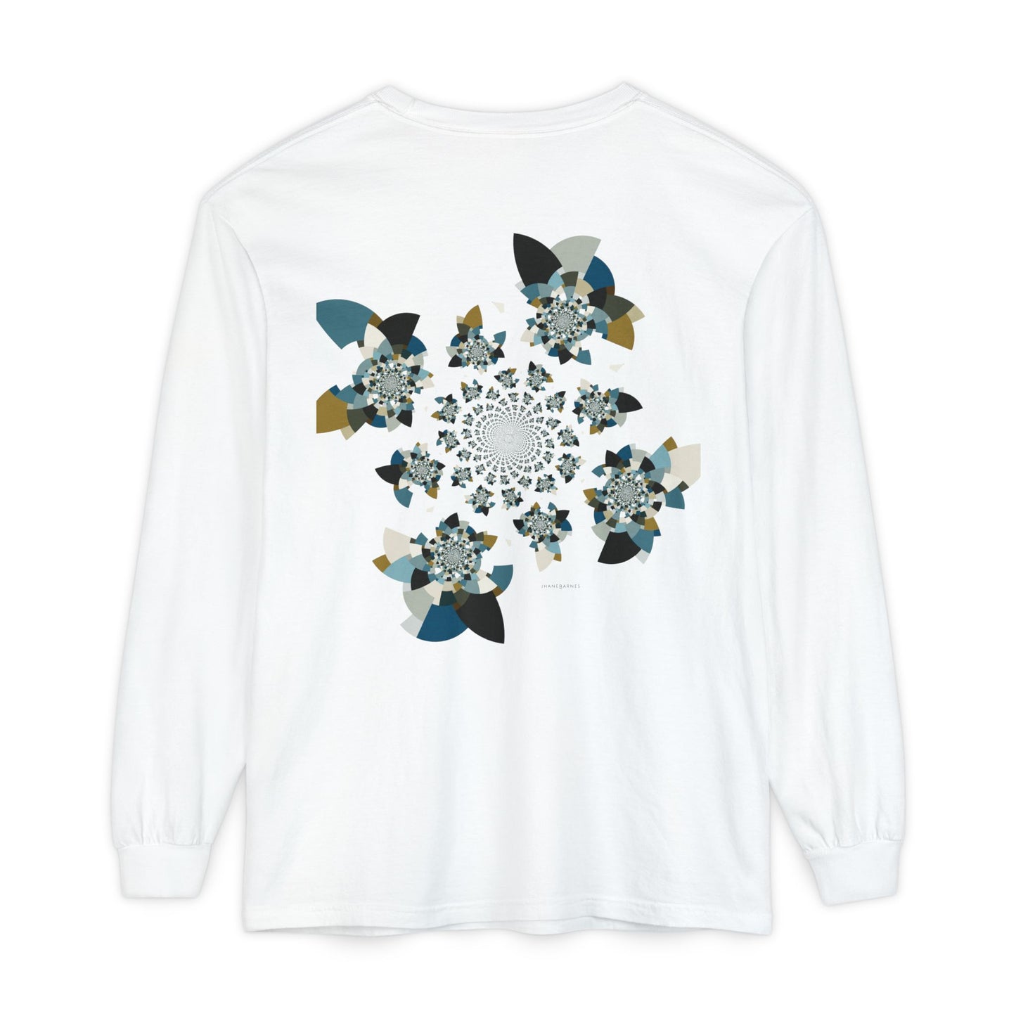 Unisex Long Sleeve T-Shirt "FLORAHEDRON" Perfect for Casual Comfort and Unique Style