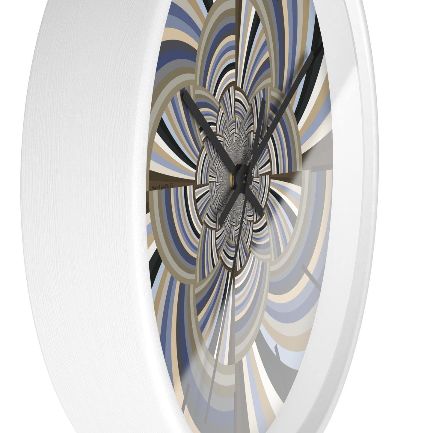 "STRIPE INVERSION" JB custom designed Wall Clock