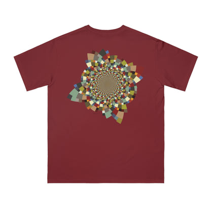 Organic Unisex Classic T-Shirt with Vibrant Schatt Pattern (multiple colors)