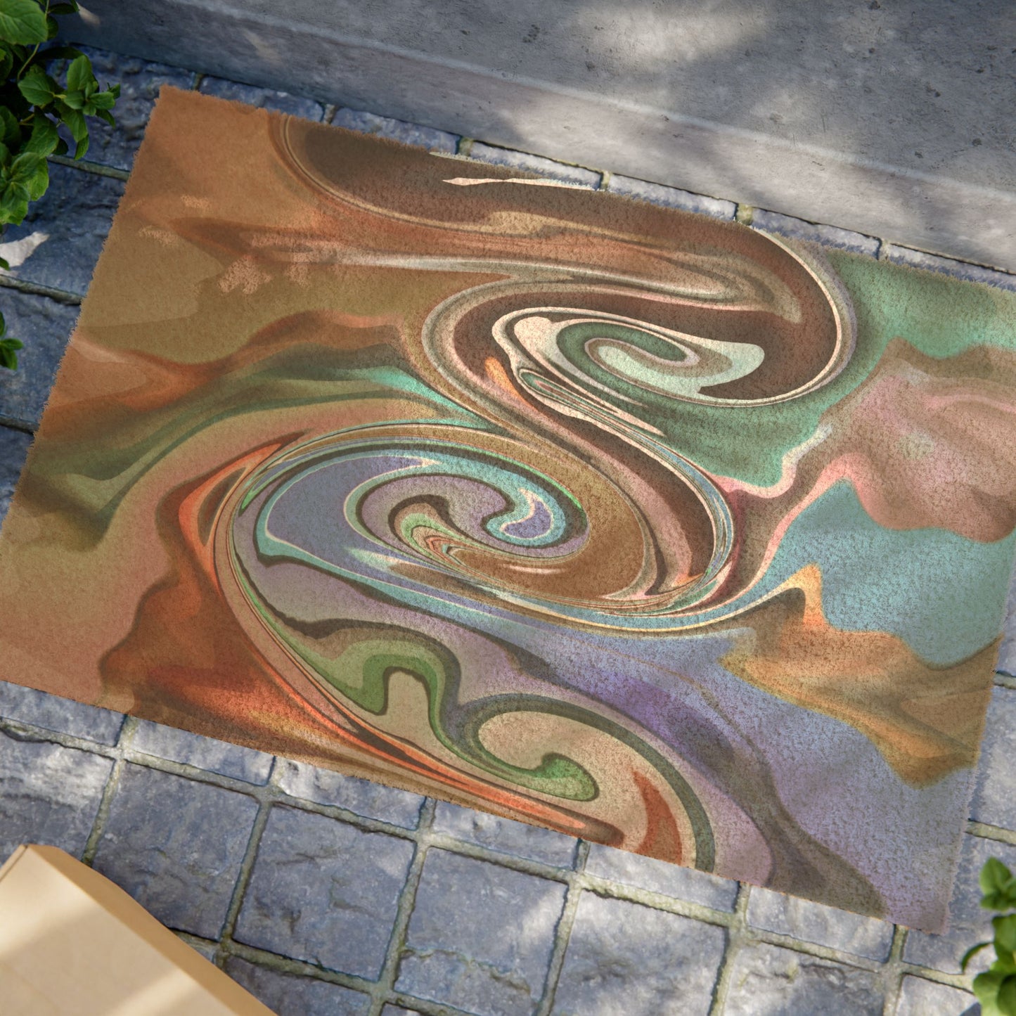 "CENTRAL SWIRL" - Doormat