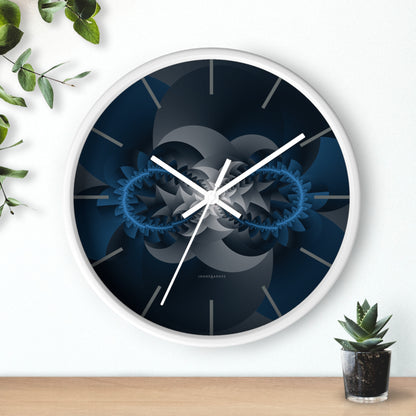 "INFINITY"  col. Midnight Blue, a Jhane Barnes custom designed Wall Clock