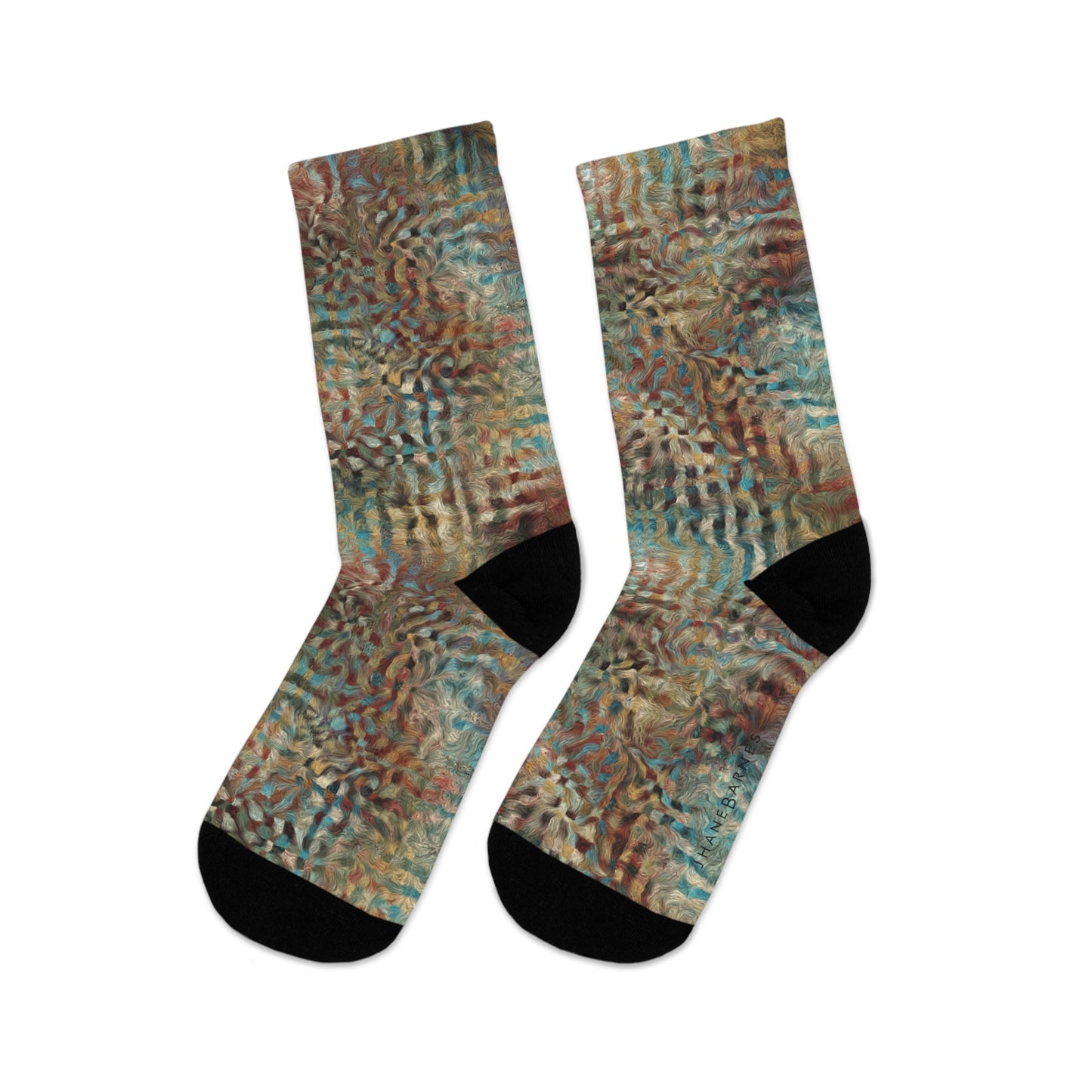 Recycled Poly Socks  "PRISM" Jhane Barnes custom design