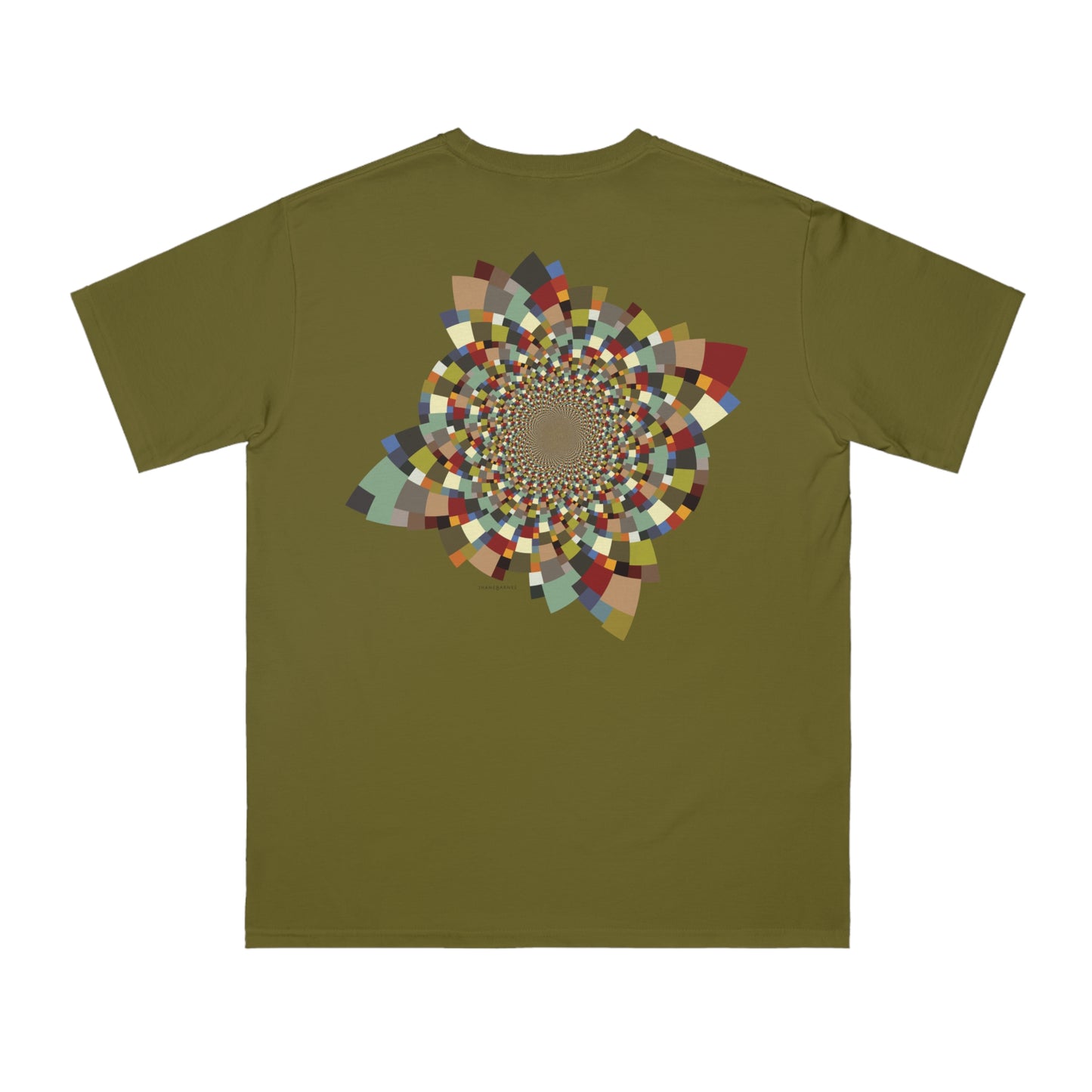 Organic Unisex Classic T-Shirt with Vibrant Schatt Pattern (multiple colors)