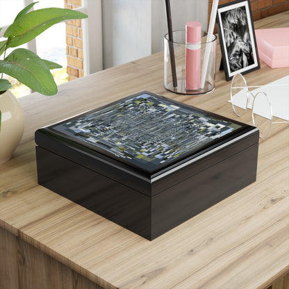 Jewelry Box "SUSPENSION" col New Army-Ebony