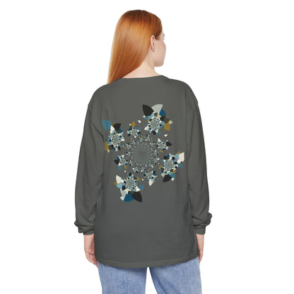 Unisex Long Sleeve T-Shirt "FLORAHEDRON" Perfect for Casual Comfort and Unique Style