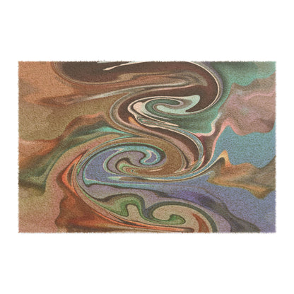 "CENTRAL SWIRL" - Doormat