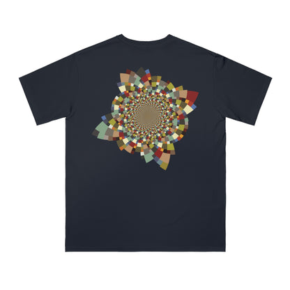 Organic Unisex Classic T-Shirt with Vibrant Schatt Pattern (multiple colors)