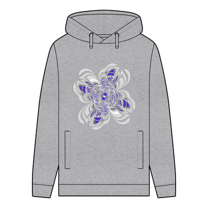 Men's Organic Hoodie with "SCRIBBLE" Pattern