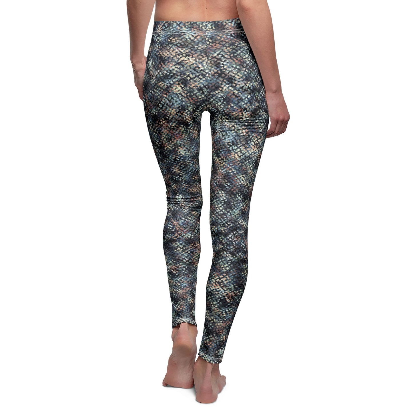 Women's Mid-rise Casual Leggings "MEZZO" col. Pink Cloud