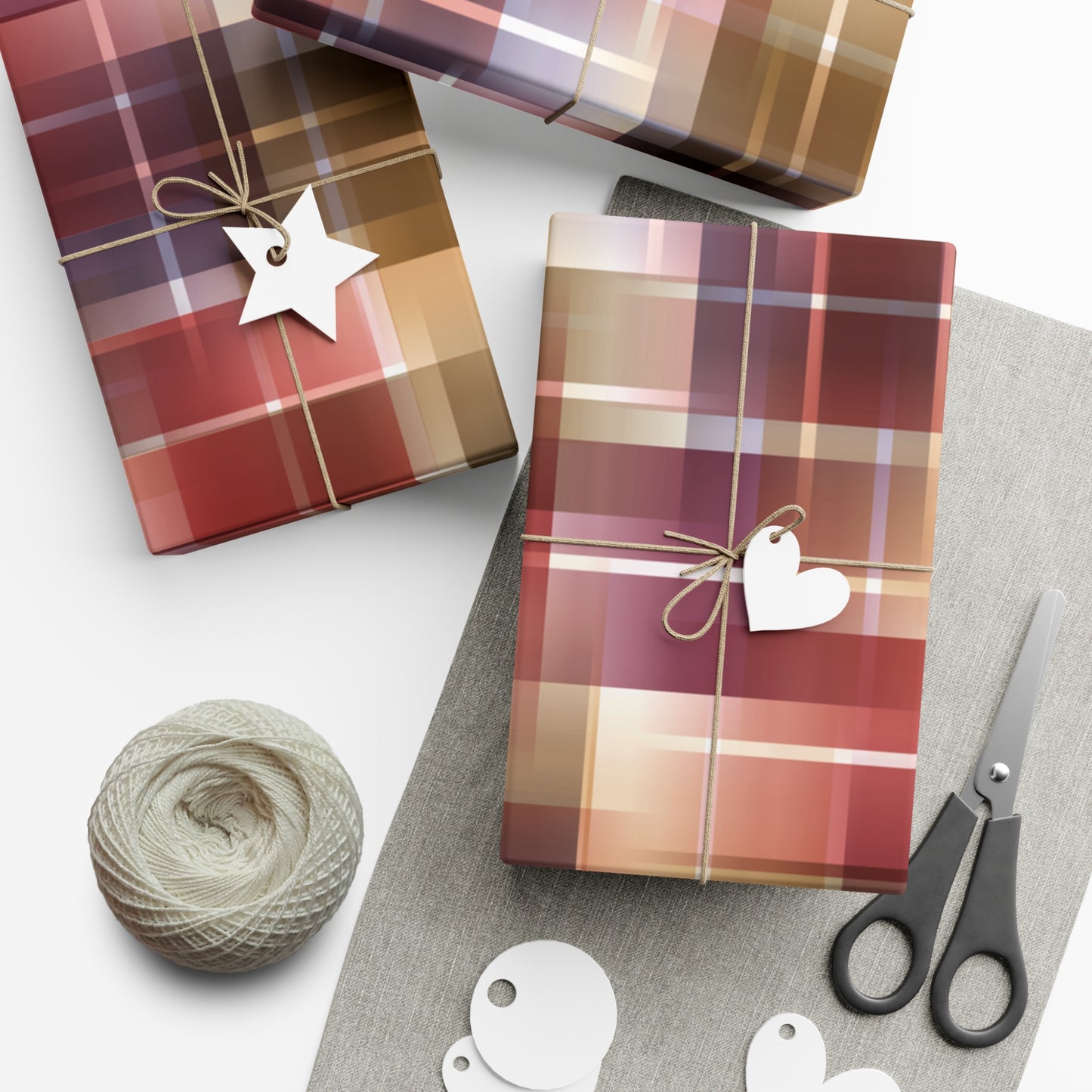 "BRAINSTORM" Red - Gift Wrap Paper