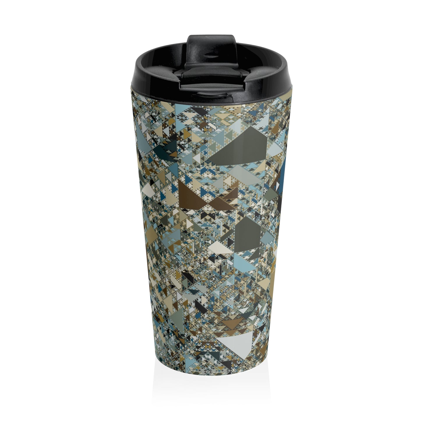 "SIERPINSKI"  Stainless Steel Travel Mug