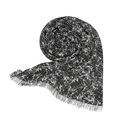 Light Scarf "SCRIBBLE" col. Shadowplay