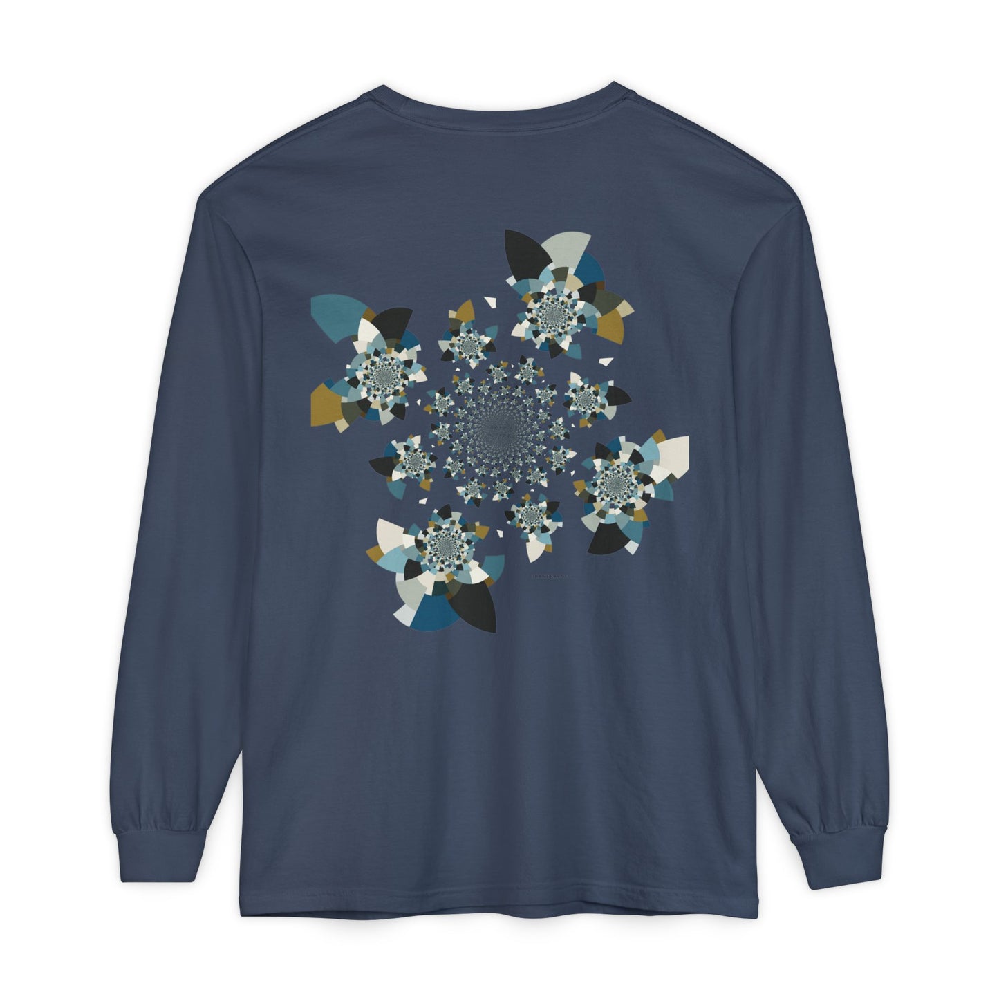 Unisex Long Sleeve T-Shirt "FLORAHEDRON" Perfect for Casual Comfort and Unique Style