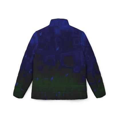 Women’s Puffer Jacket "QUADVOIDS"  Jhane Barnes custom design