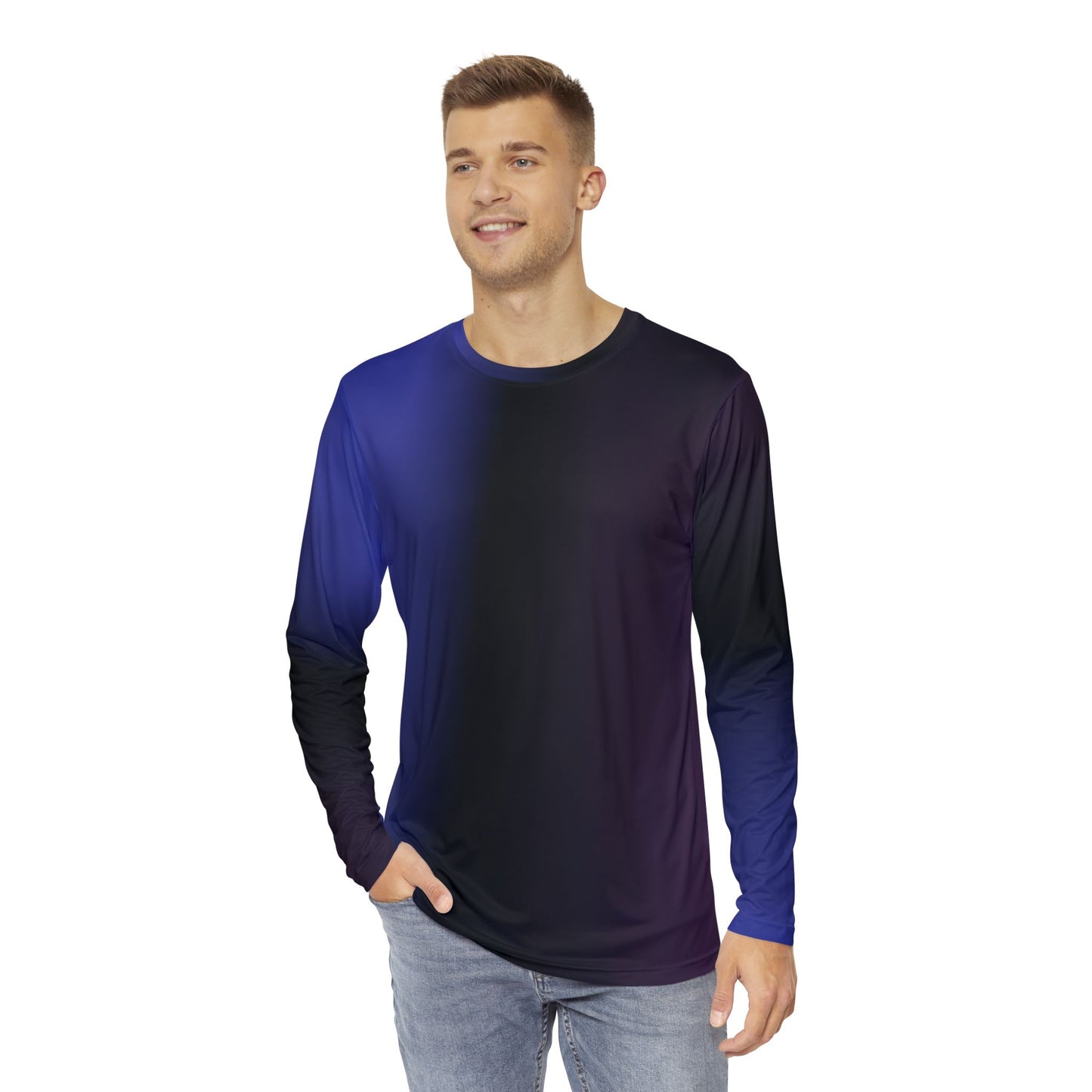 Long Sleeve Shirt for Men "PURPLE HAZE" Design