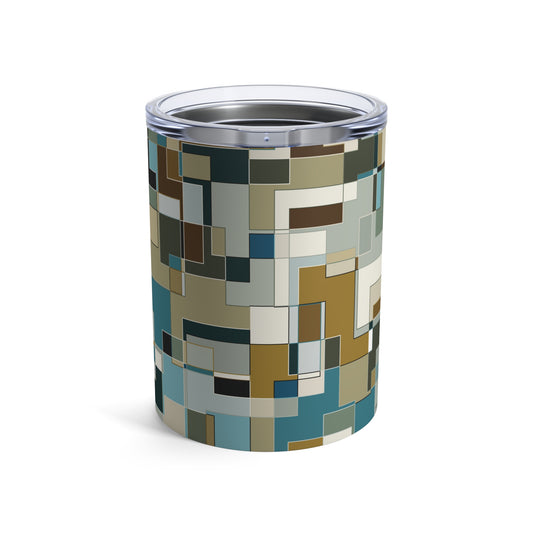 "POLYOMINOES" Tumbler 10oz., col Mint Chocolate