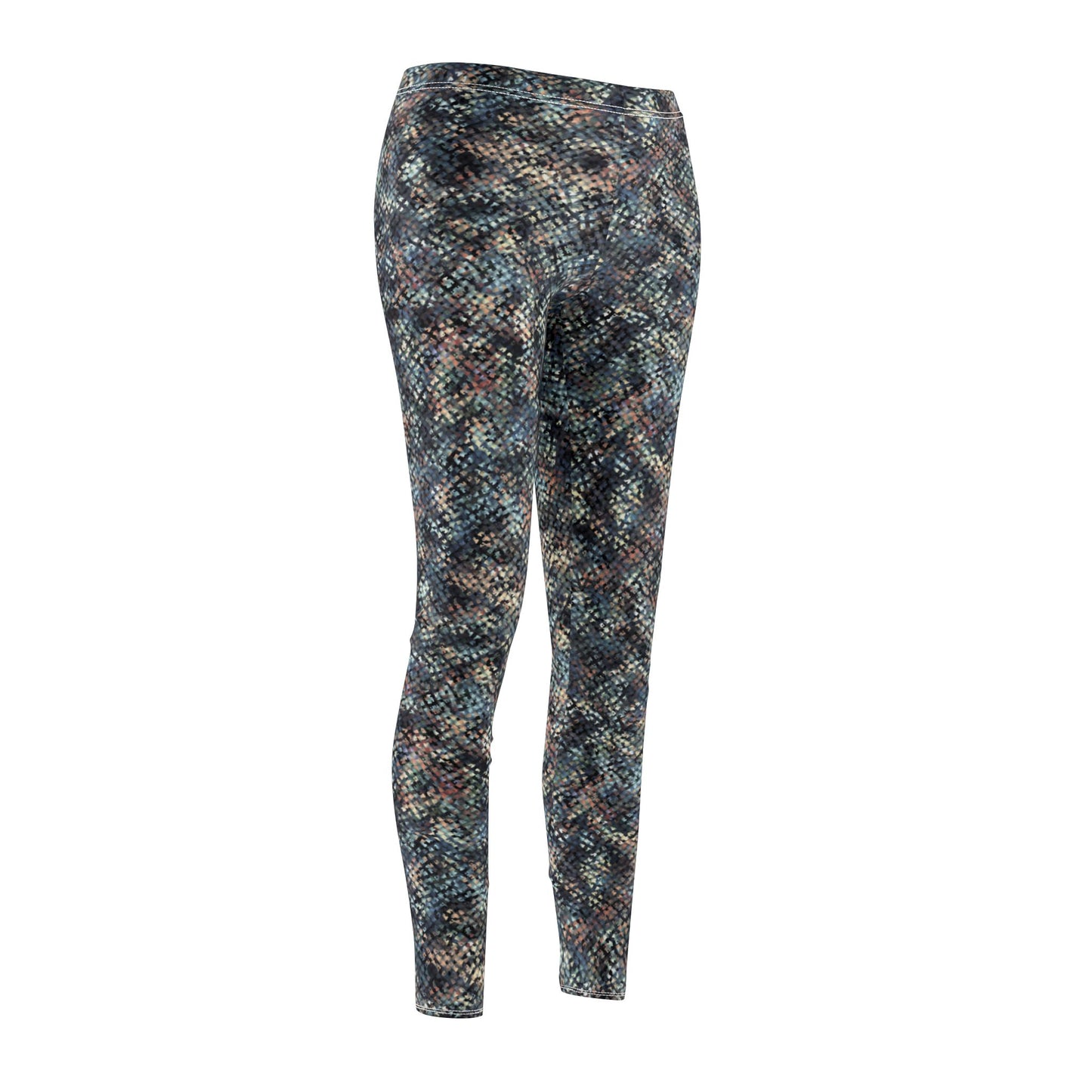 Women's Mid-rise Casual Leggings "MEZZO" col. Pink Cloud