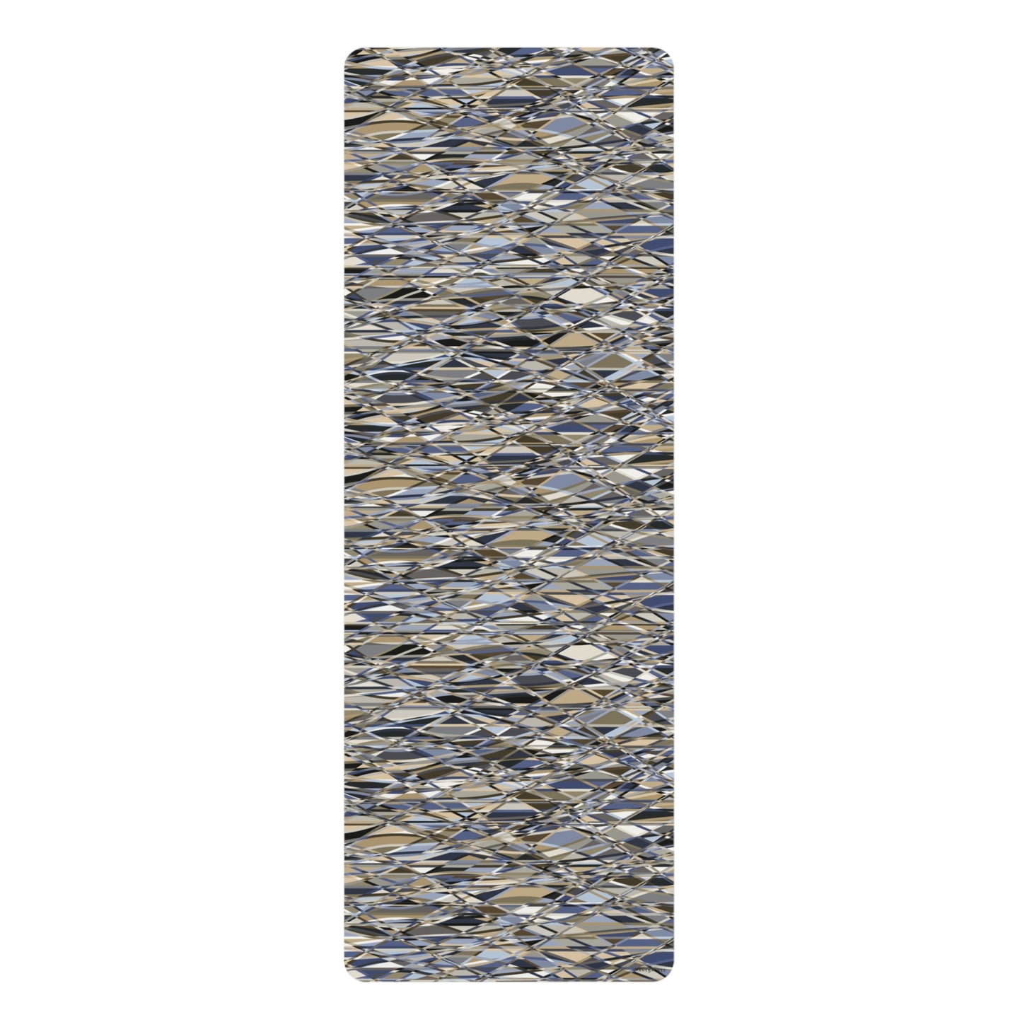 Rubber Yoga Mat "THAT'S A WRAP" col. Neutral Nexus