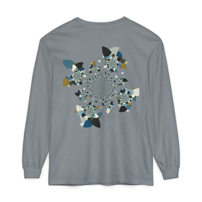 Unisex Long Sleeve T-Shirt "FLORAHEDRON" Perfect for Casual Comfort and Unique Style