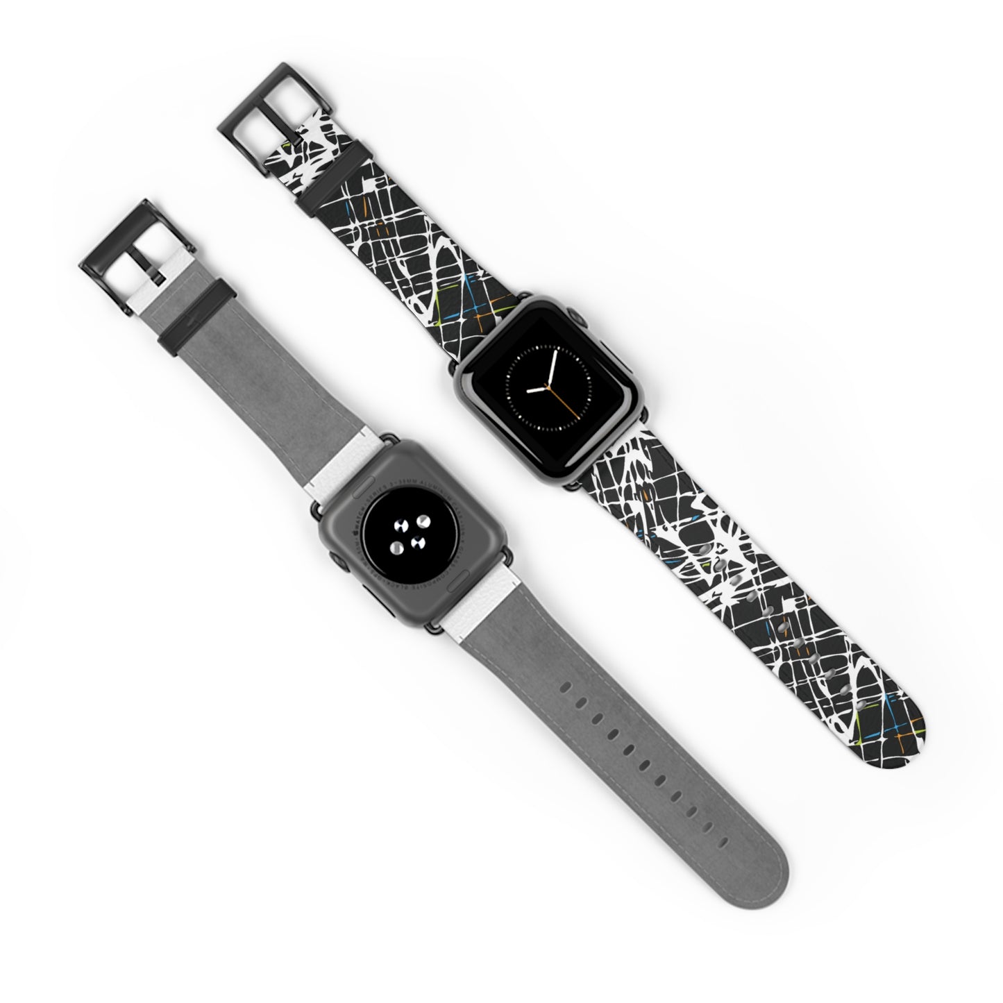 Vibrant Watch Band "SCRIBBLE" Sport Strap for Fitness Lovers