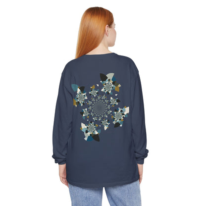 Unisex Long Sleeve T-Shirt "FLORAHEDRON" Perfect for Casual Comfort and Unique Style