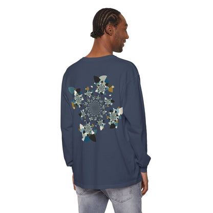 Unisex Long Sleeve T-Shirt "FLORAHEDRON" Perfect for Casual Comfort and Unique Style