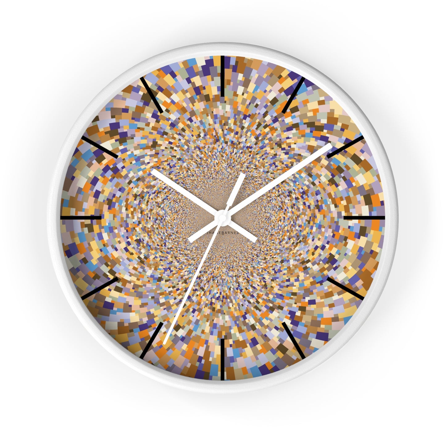 "SCHADTT" JB custom designed Wall Clock  *click to select your base color + hands that best matches your space