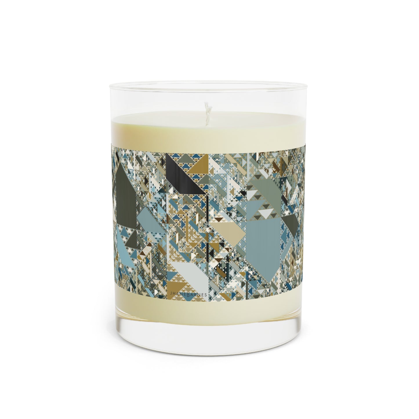 "SIERPINSKI"  col. Mint Chocolate  Scented Candle - choose from three scents, 11oz