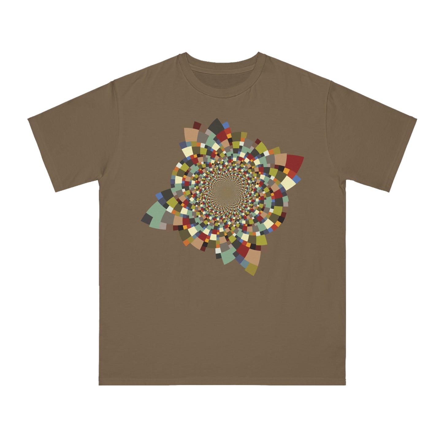 Organic Unisex Classic T-Shirt with Vibrant Schatt Pattern (multiple colors)