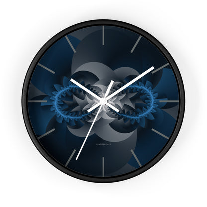 "INFINITY"  col. Midnight Blue, a Jhane Barnes custom designed Wall Clock