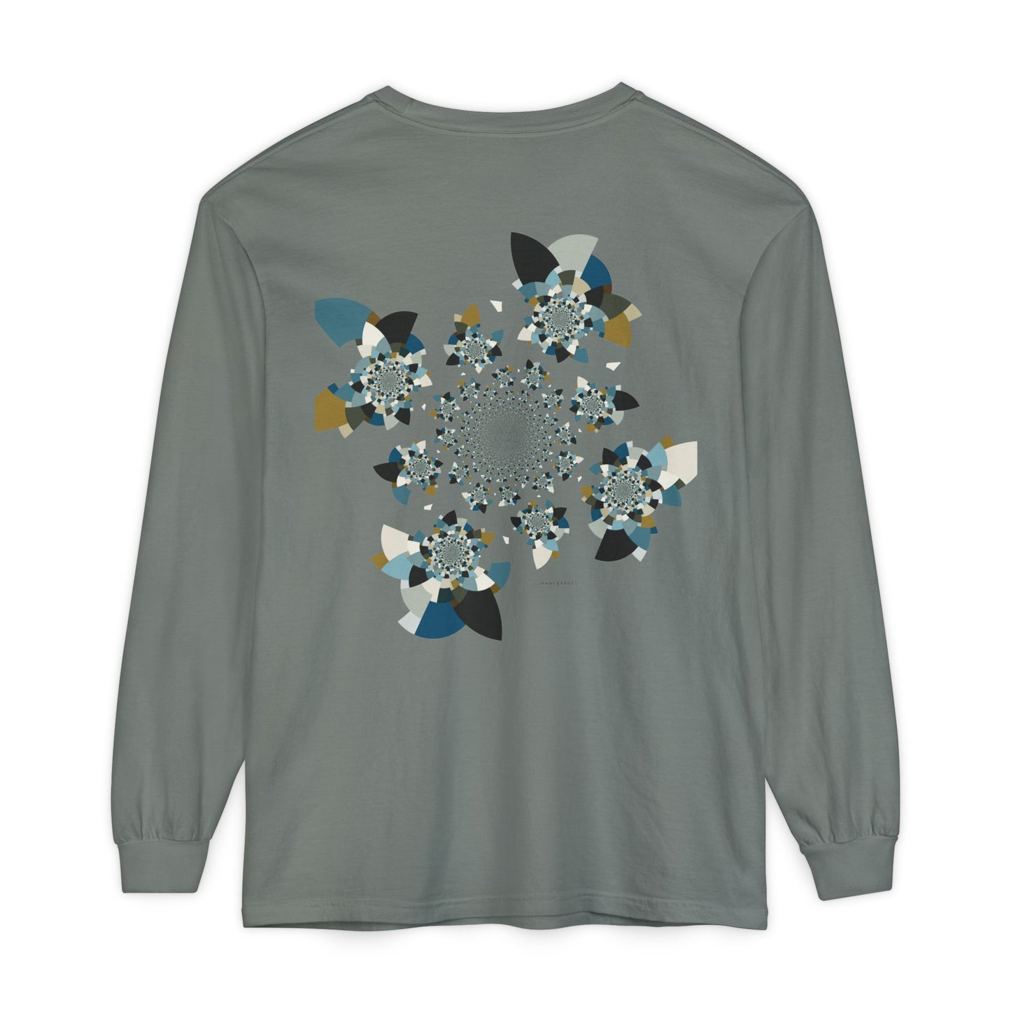 Unisex Long Sleeve T-Shirt "FLORAHEDRON" Perfect for Casual Comfort and Unique Style