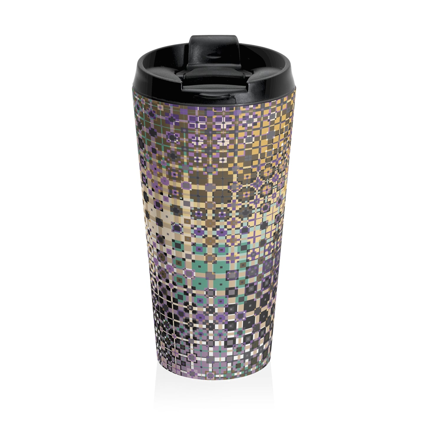 "BOX STUDY"  Col Purple Hazey - Stainless Steel Travel Mug