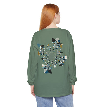 Unisex Long Sleeve T-Shirt "FLORAHEDRON" Perfect for Casual Comfort and Unique Style