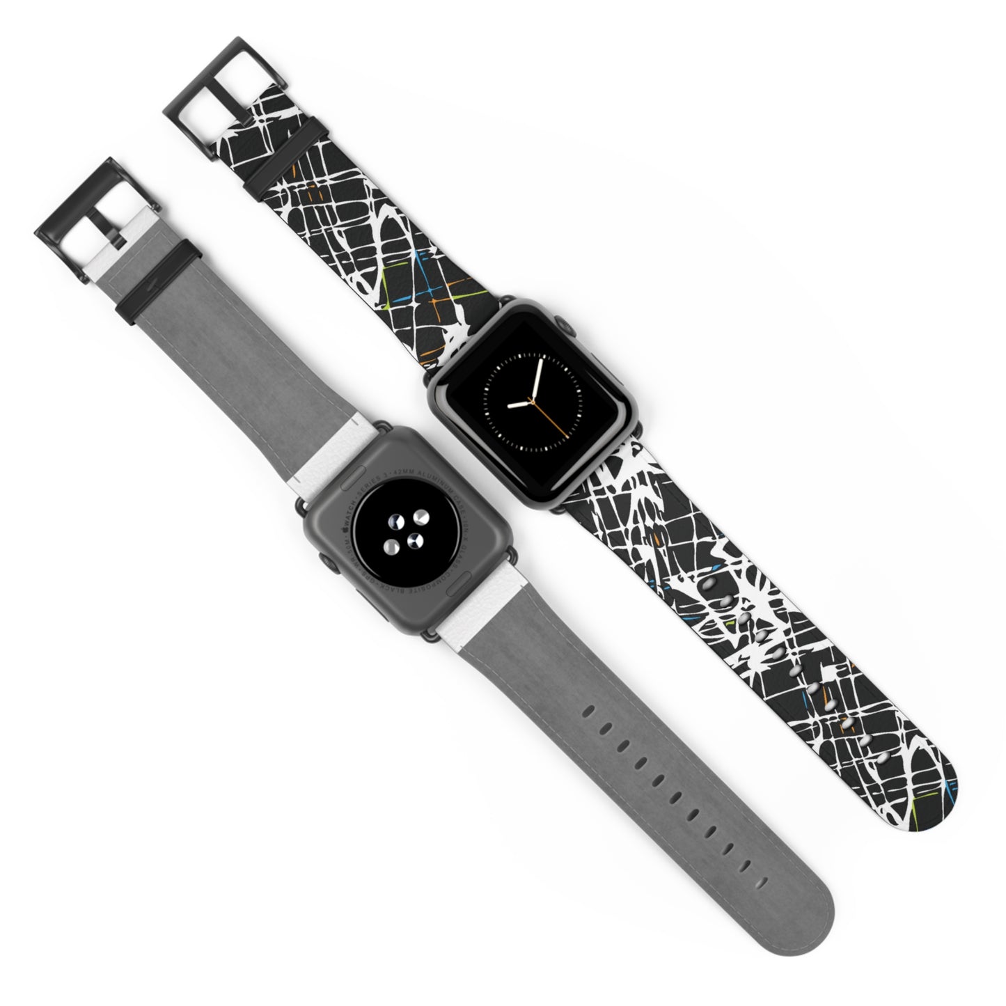 Vibrant Watch Band "SCRIBBLE" Sport Strap for Fitness Lovers