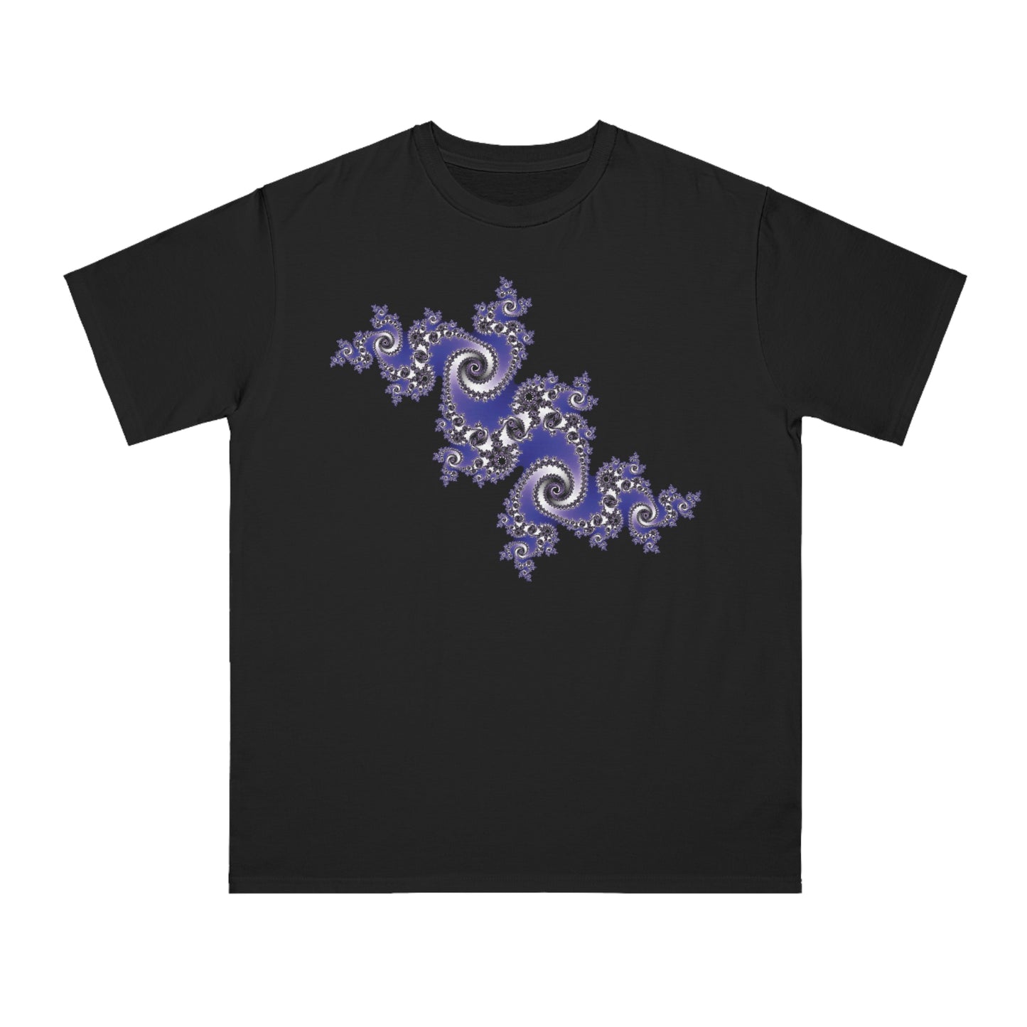 Organic Unisex Classic T-Shirt with Vibrant Fractal Pattern