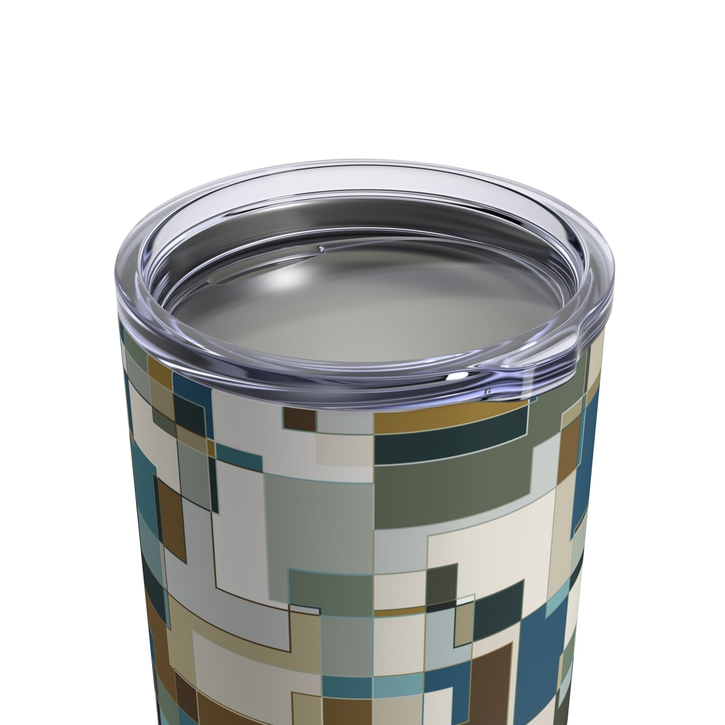 "POLYOMINOES" Tumbler 10oz., col Mint Chocolate