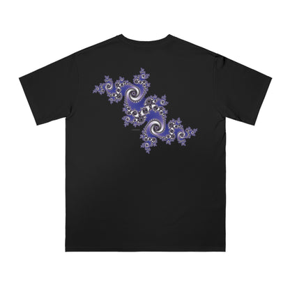 Organic Unisex Classic T-Shirt with Vibrant Fractal Pattern