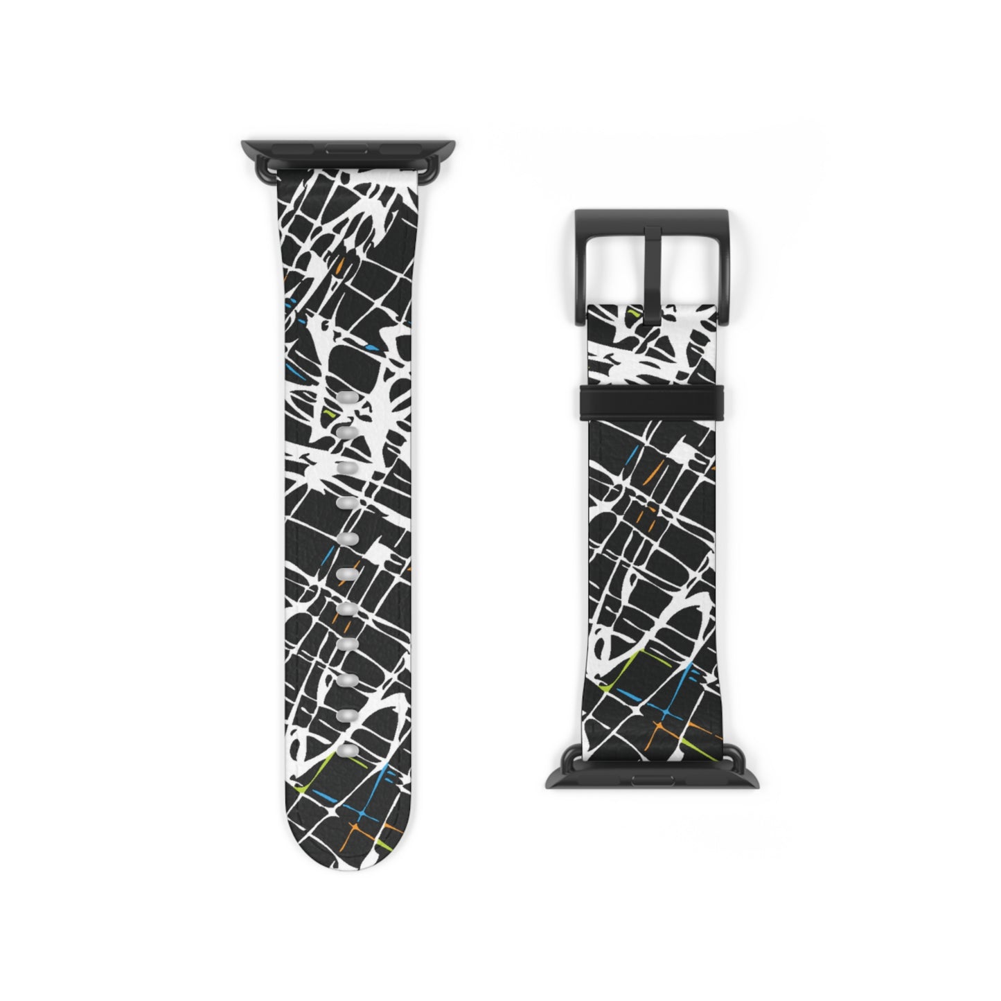 Vibrant Watch Band "SCRIBBLE" Sport Strap for Fitness Lovers