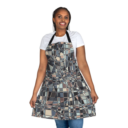 Apron, Jhane Barnes design "GRIDWRAP" col. Pink Cloud