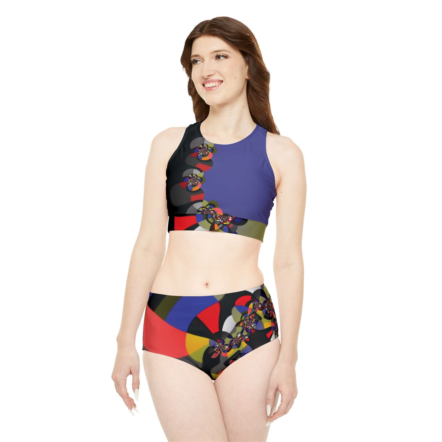 Sporty Bikini Set "MONDRIAN SPACE"