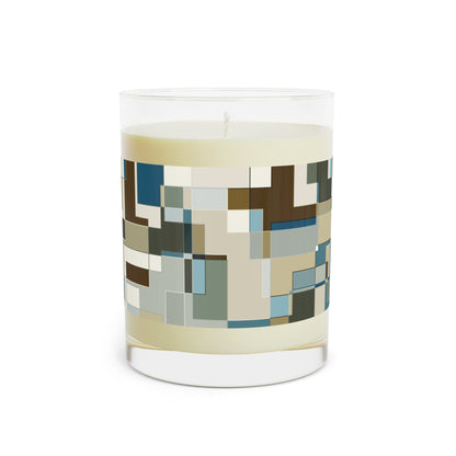 "POLYOMINOES"  col. Mint Chocolate  Scented Candle - choose from three scents, 11oz