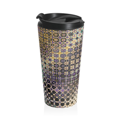 "BOX STUDY"  Col Purple Hazey - Stainless Steel Travel Mug