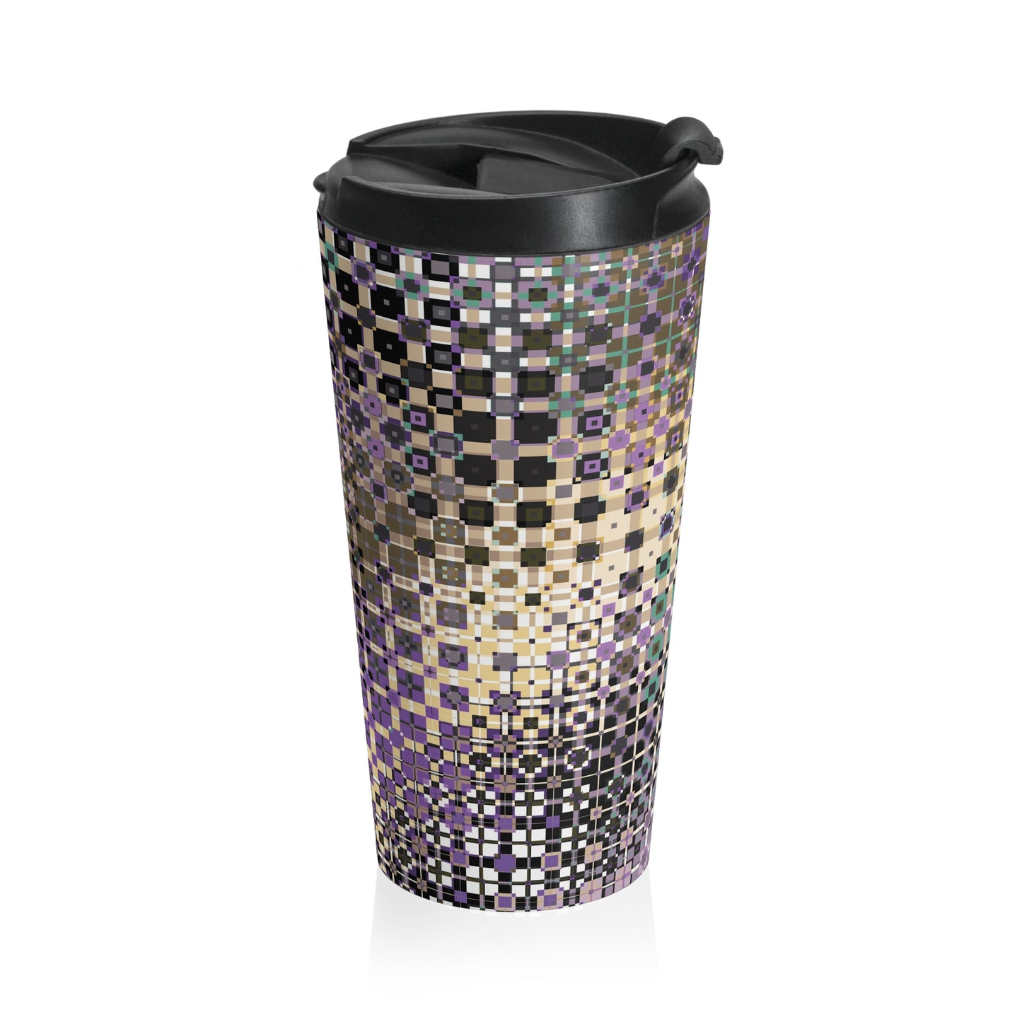 "BOX STUDY"  Col Purple Hazey - Stainless Steel Travel Mug