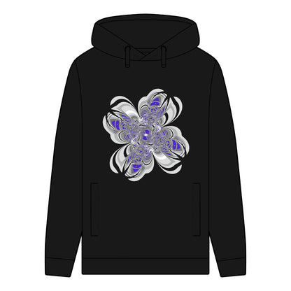 Men's Organic Hoodie with "SCRIBBLE" Pattern