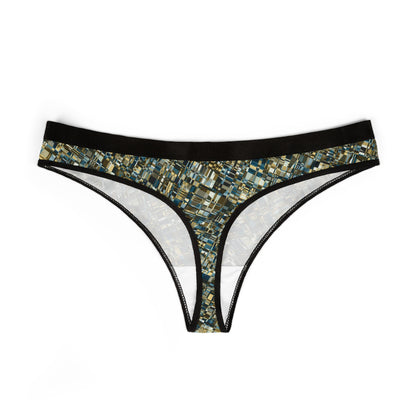 Women's Thongs "MADRAS MEYHEM" col. Twilight Serenade Jhane Barnes design