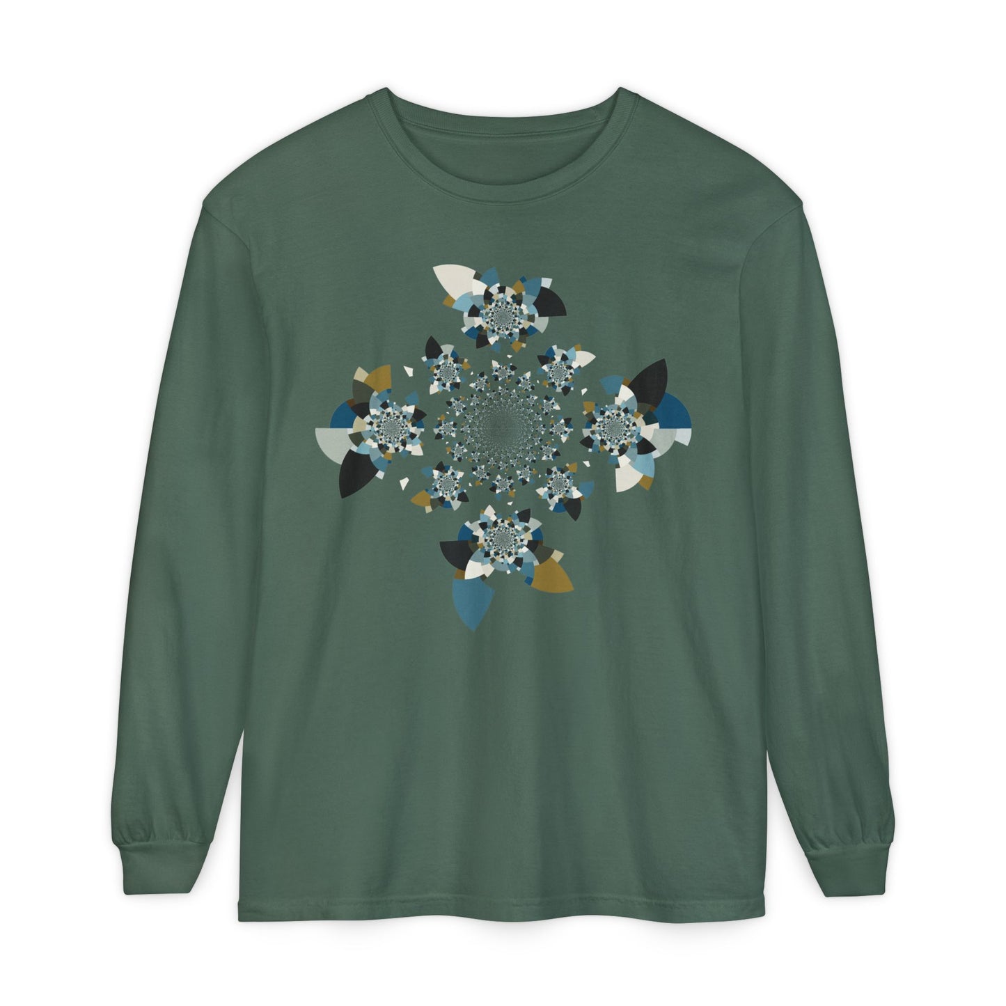 Unisex Long Sleeve T-Shirt "FLORAHEDRON" Perfect for Casual Comfort and Unique Style