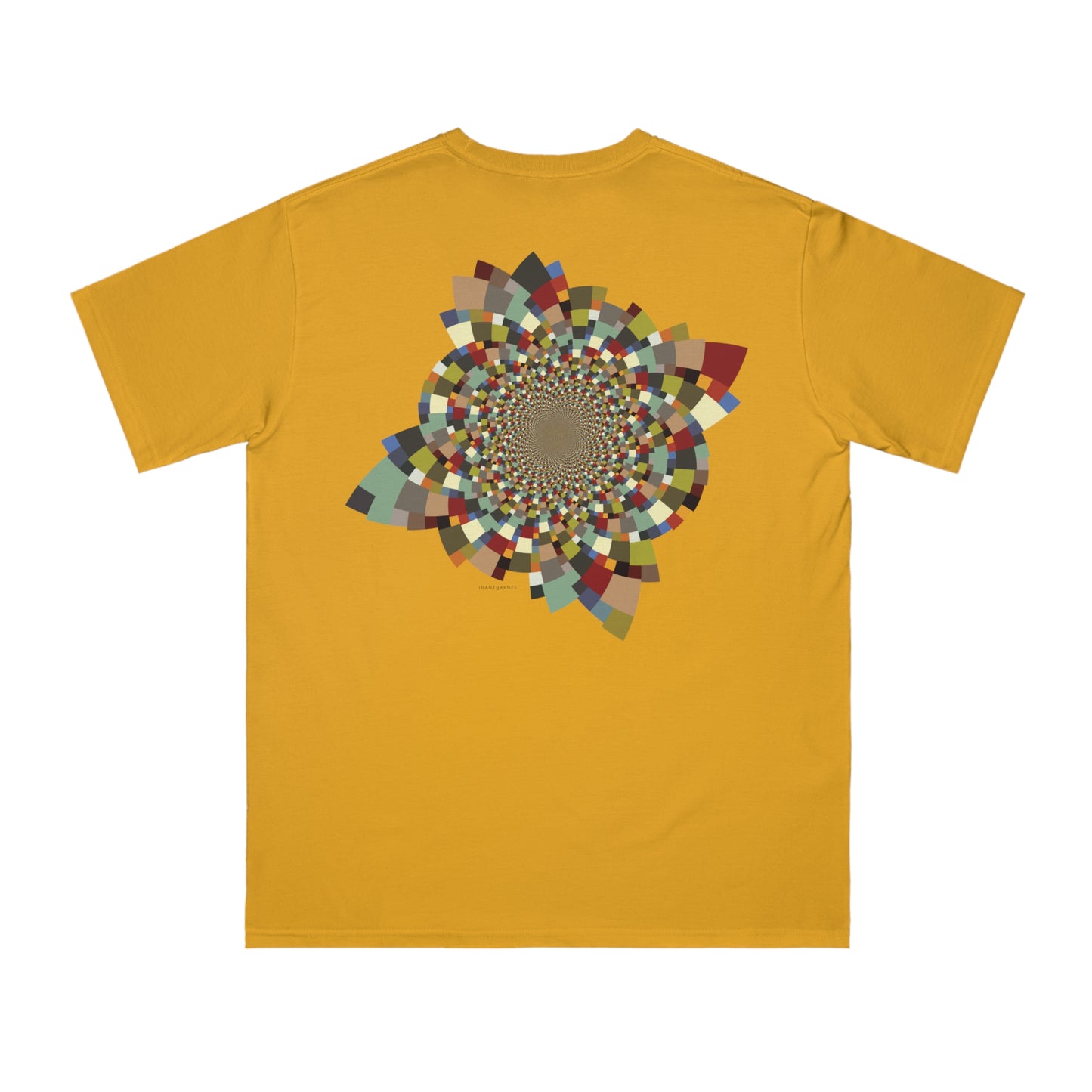 Organic Unisex Classic T-Shirt with Vibrant Schatt Pattern (multiple colors)